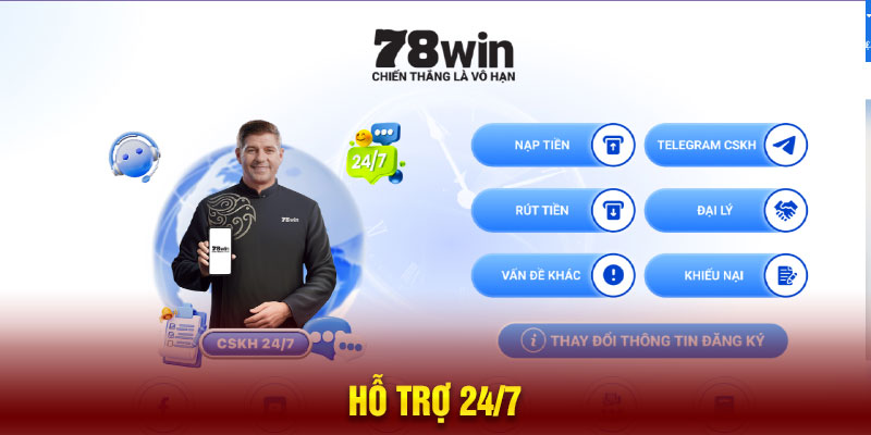 Đội Ngũ Hỗ Trợ 24/7