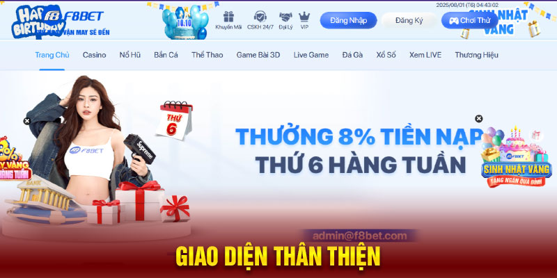 Giao Diện Dễ Sử Dụng Và Thân Thiện
