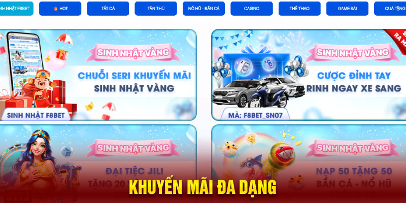 Đa Dạng Khuyến Mãi